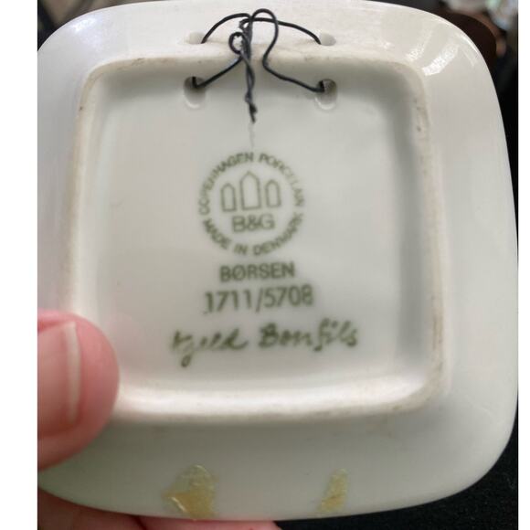 Copenhagen Porcelain Vintage Bing and GRONDAHL Mini Plate - Picture 2 of 3